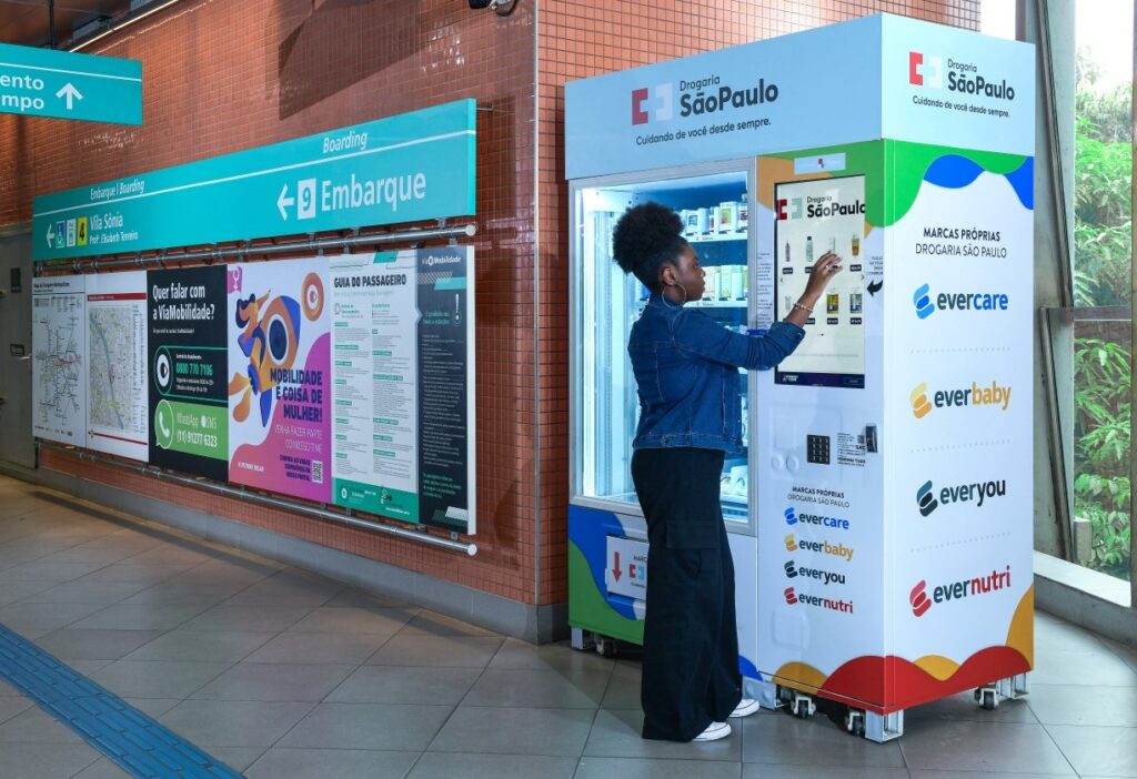 vending machines instaladas no metro