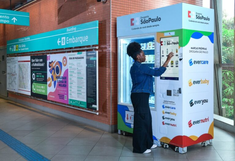 vending machines instaladas no metro