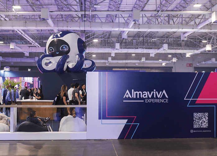 Estande da AlmavivA no CONAREC 2024