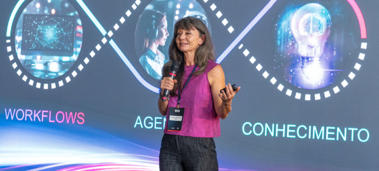 Ingrid Imanishi, diretora de Soluções Avançadas da NICE.