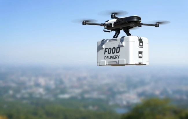 Esses drones não são comuns. Voam a até 50 km/h, superam ventos de 55 km/h e enfrentam chuvas leves. Segurança e eficiência em cada entrega!