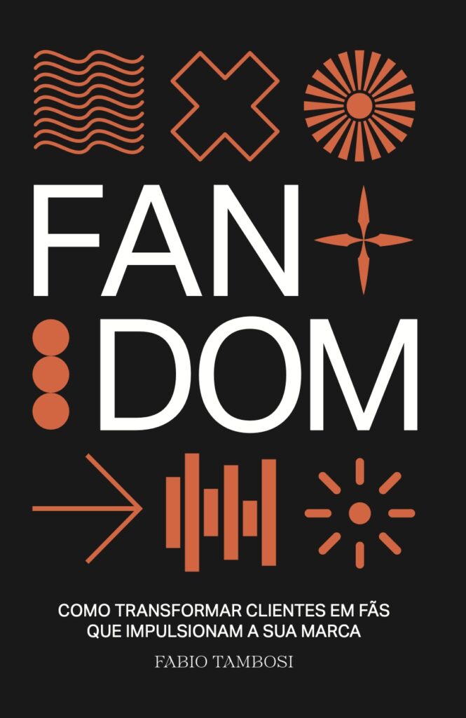 Capa do livro "FANDOM", de Fábio Tomasi.
Foto: Divulgação.