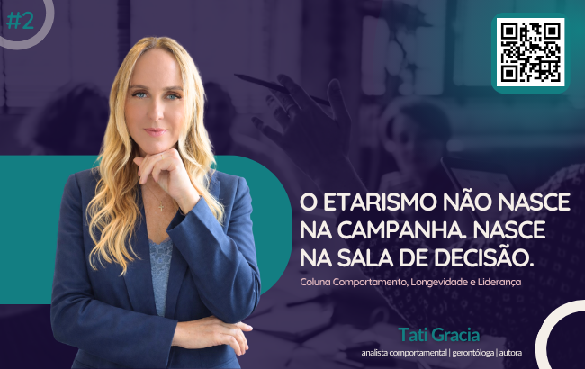 O etarismo aparece nas decisões de design, comunicação e jornada, gerando experiências excludentes e perda de valor.