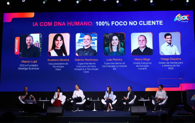 No IACX 2026, líderes de Dasa, Cielo, B3, InovaHC e NiCE mostram como a IA transforma o atendimento e por que o diferencial está no uso humano da tecnologia.