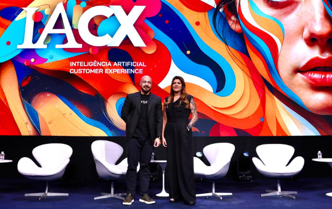 Marta Bezerra, Head de Operações da WebMotors, e Ricardo Galdino, Managing Director da Droz, da Coaktion.