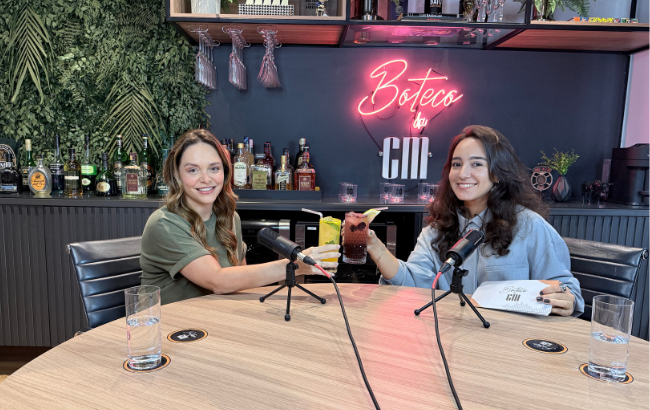 Giovana Giroto, Vice-Presidente de Marketing, CRM, Inovação e Sustentabilidade da Serasa Experian, no Boteco da CM.