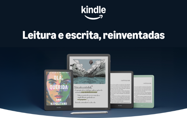Nova linha Kindle Scribe.