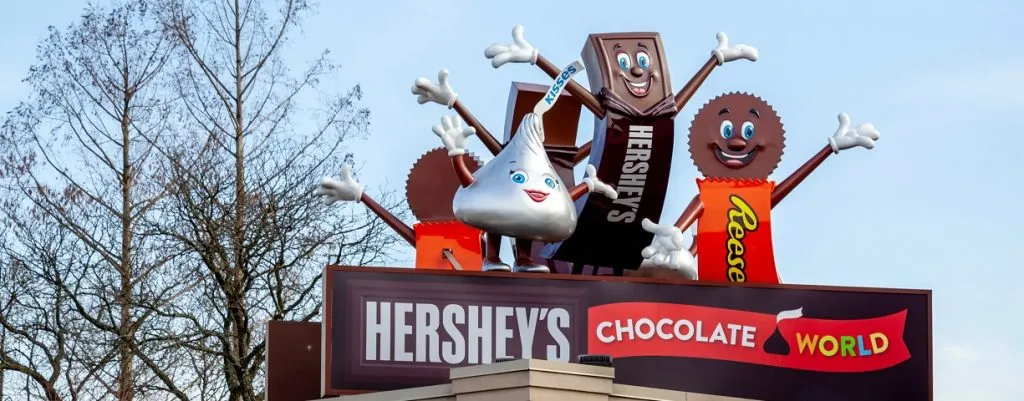 Loja da Hershey's na Pensilvânia/Crédito: Shutterstock