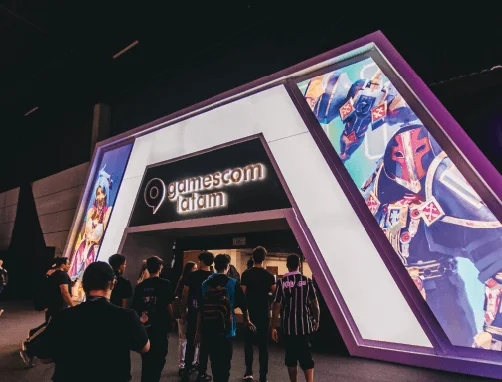 Experiências da gamescom latam